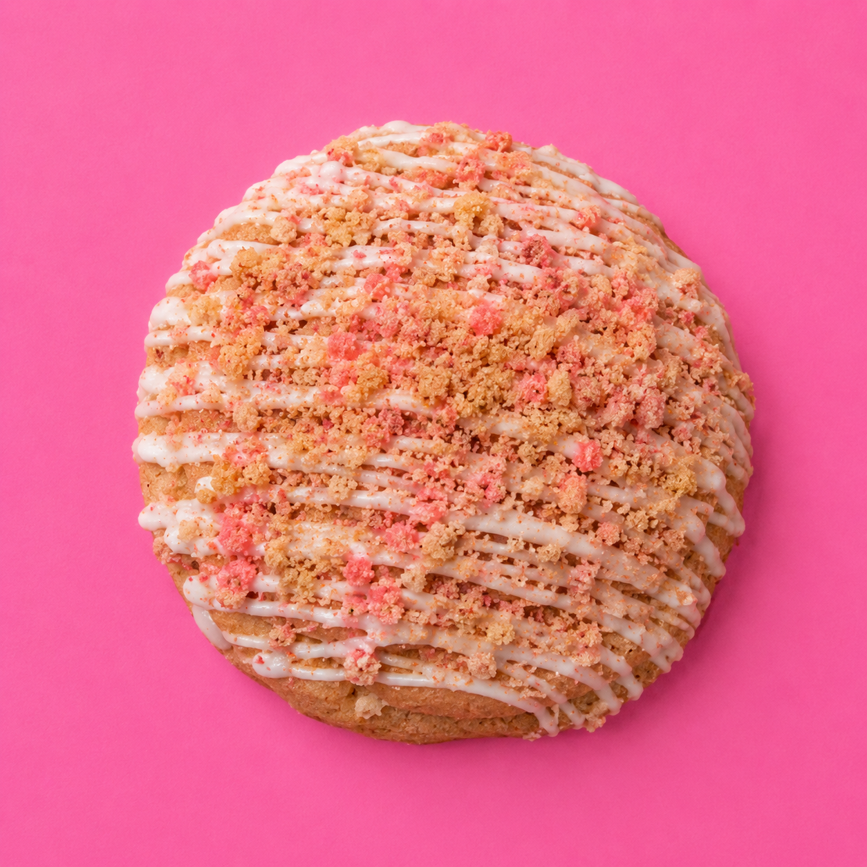 Strawberry Iced Wafer Cookie