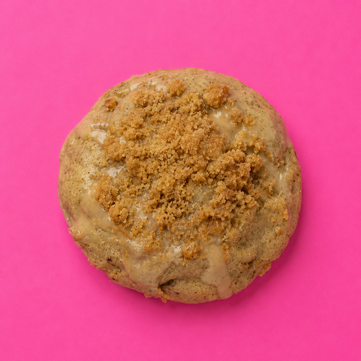 Glazed Coffee Crumb Cookie