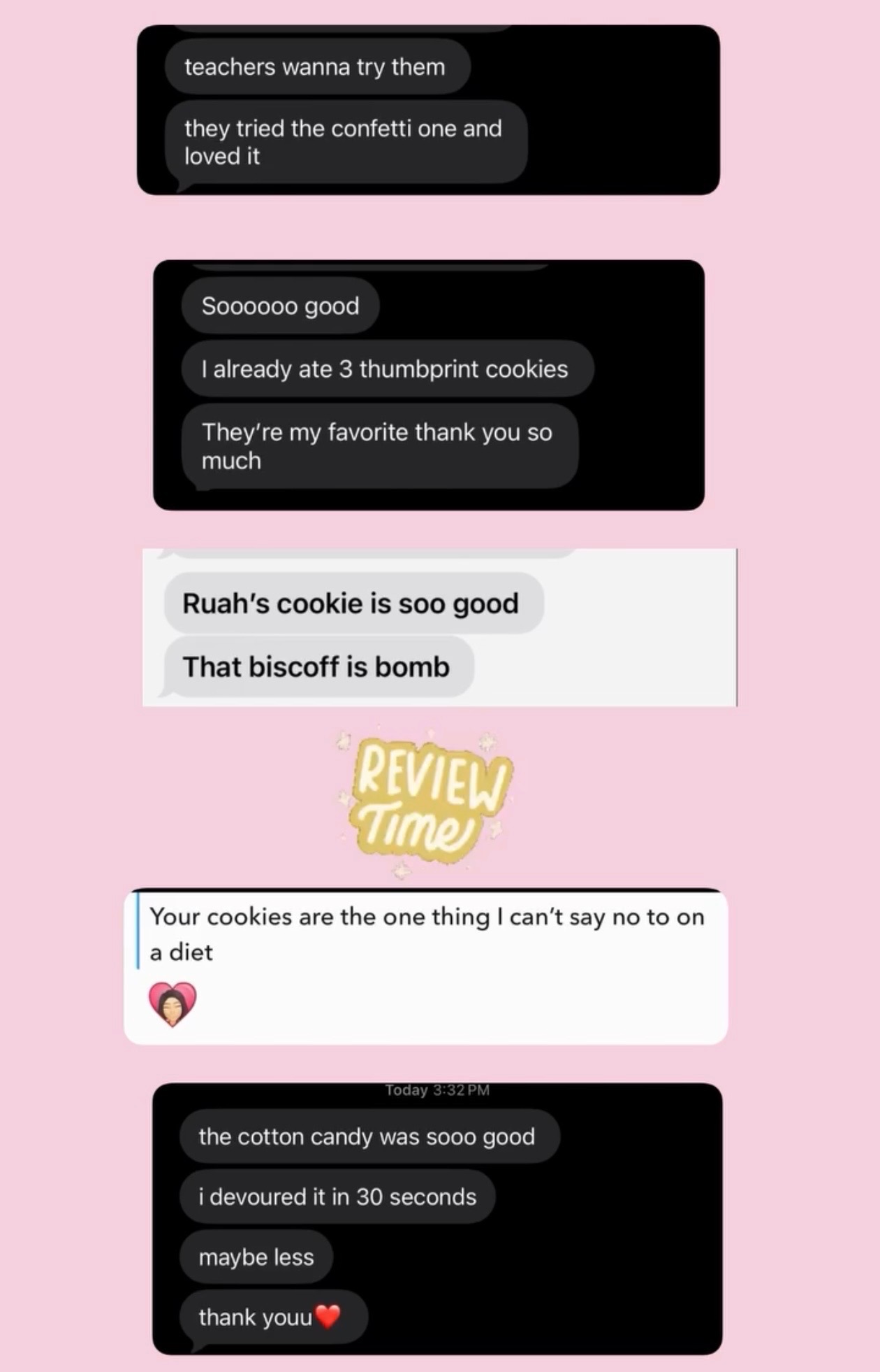 Customer testimonial